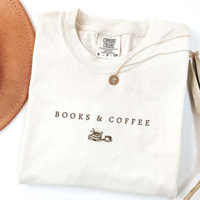 Books and Coffee Reading T-Shirt