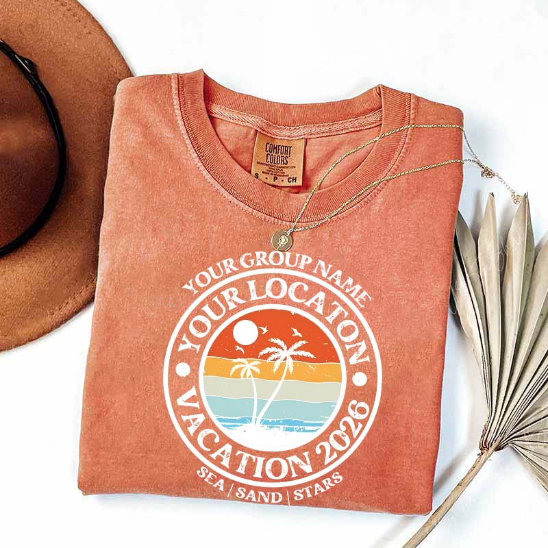 Custom Family Vacation T-Shirt