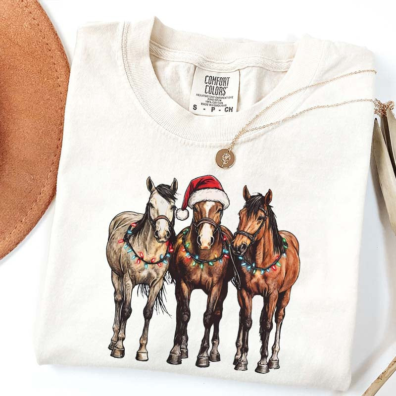 Horse Lover Christmas T-Shirt
