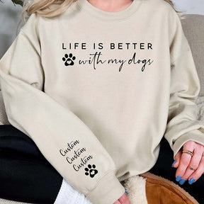 Custom Dog Mom Sweatshirt