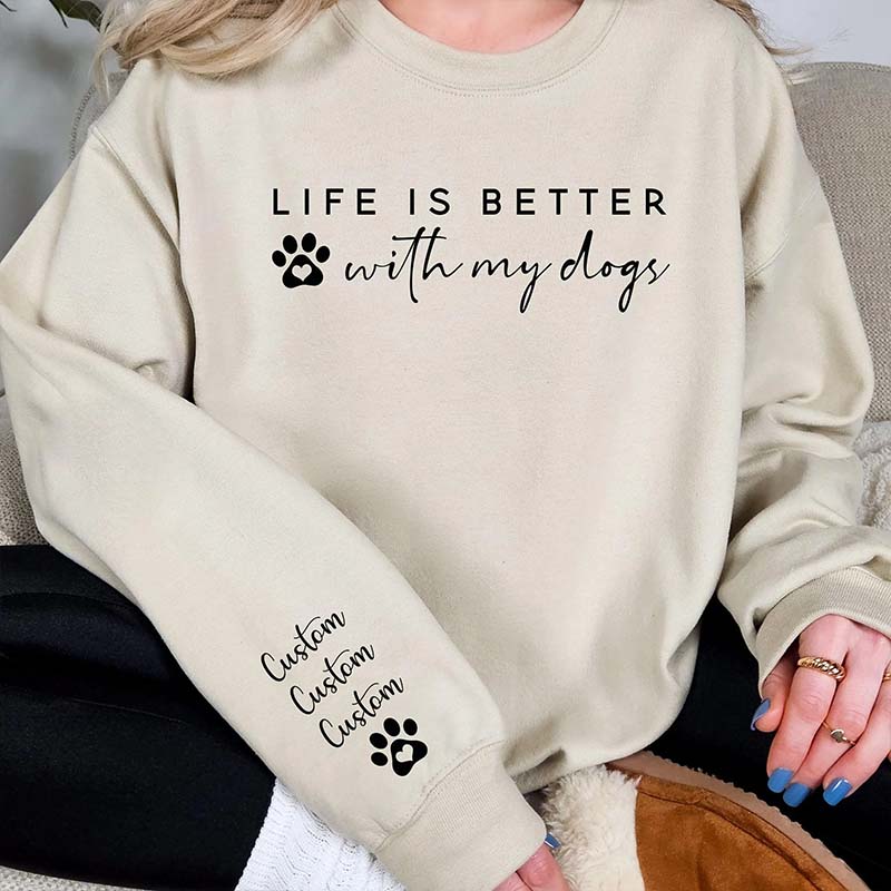 Custom Dog Mom Sweatshirt