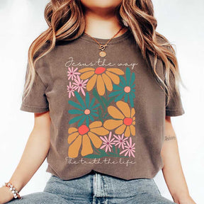 Comfort Colors Religious Faith Based Jesus T-Shirt