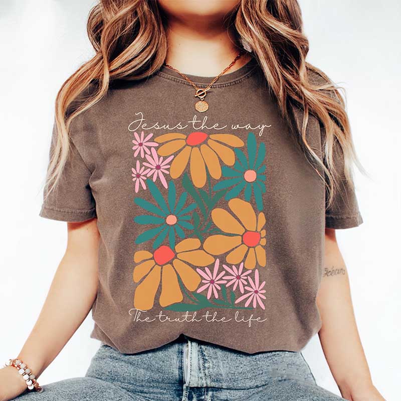 Comfort Colors Religious Faith Based Jesus T-Shirt