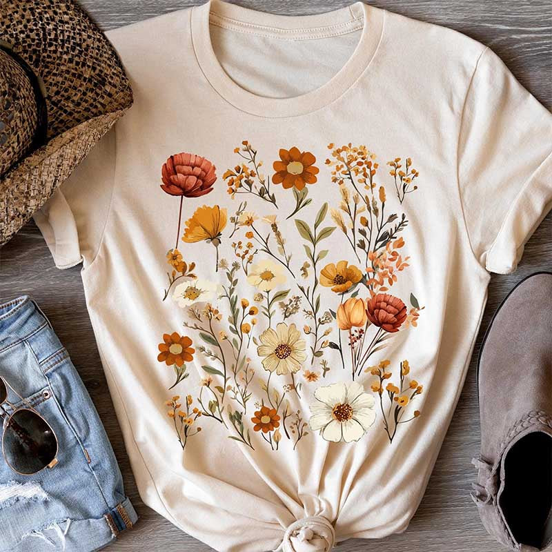 Vintage Cottagecore Nature Botanical T-Shirt