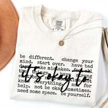 It's Okay Inspirational T-Shirt