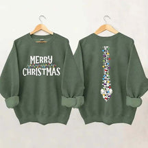 Light Merry Christmas Sweatshirt