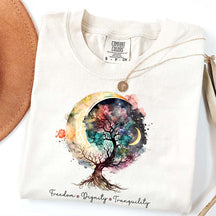 Freedom Dignity Tranquility Tree T-Shirt