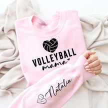 Personalized Sleeve Name Volleyball Sweatshirt