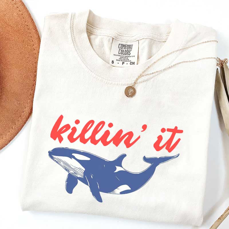 'Killin' It' Whale T-Shirt