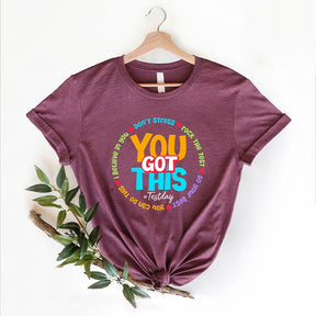 You Got This Test Day Boho Teacher T-Shirt