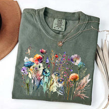 Comfort Colors Boho Cottagecore Botanical T-Shirt