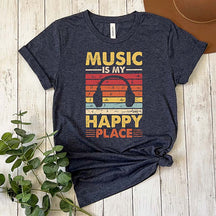 Music Is My Happy Place T-Shirt