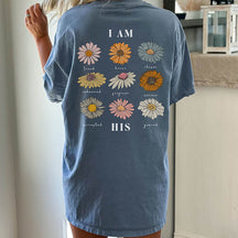 Christian Jesus Flowers T-Shirt