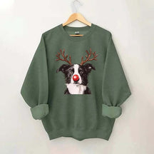 Border Collie Christmas Sweatshirt
