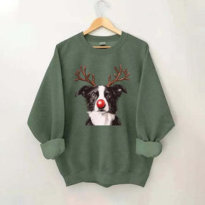 Border Collie Christmas Sweatshirt