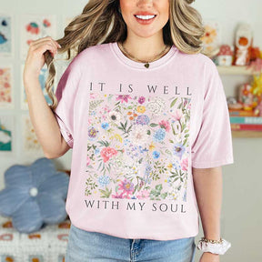 Vintage  It Is Well With My Soul Lover T-Shirt
