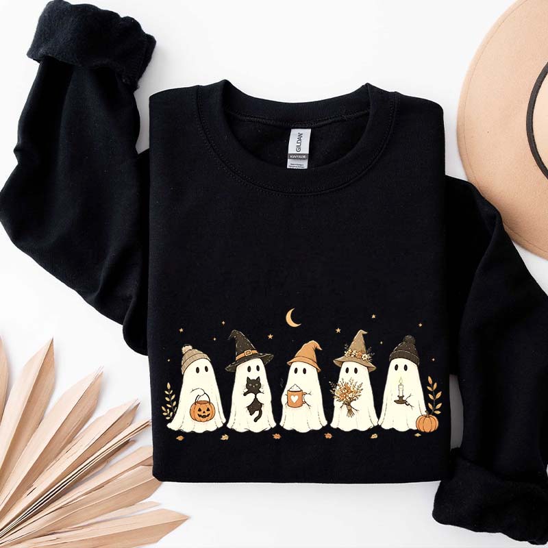Cozy Fall Ghost Sweatshirt