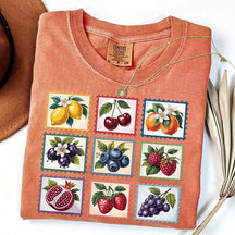 Vintage Fruit Botanical Watercolor T-Shirt