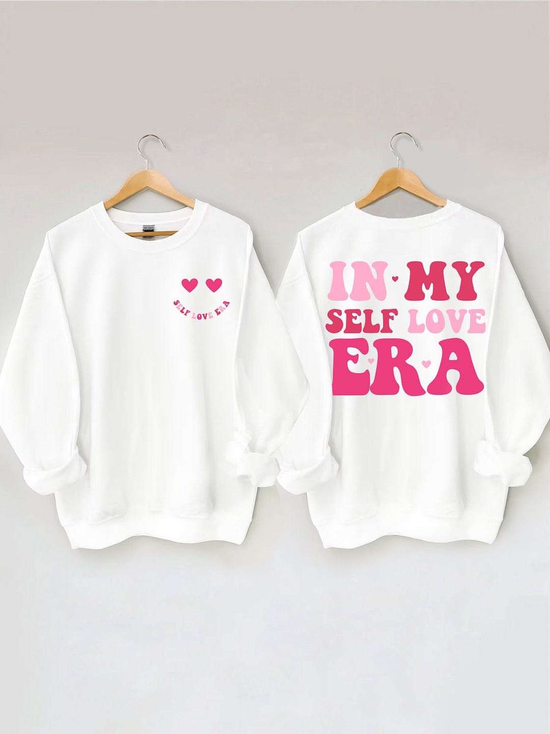 In My Self Love ERA 2-sided Printed Sweatshirt