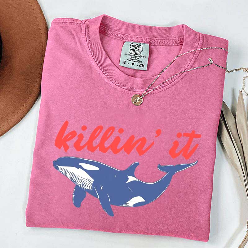 'Killin' It' Whale T-Shirt