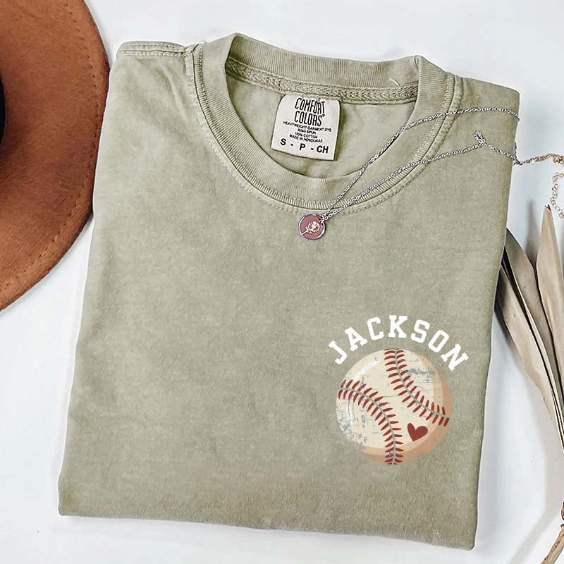Custom Baseball Tball Mom T-Shirt