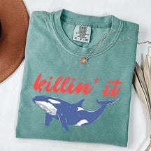 'Killin' It' Whale T-Shirt