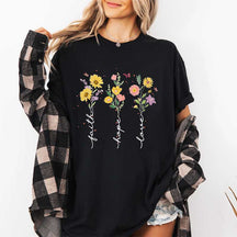 Faith Hope Love Religious T-Shirt