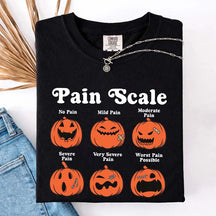 Pain Scale Fall Pumpkin Nurse T-Shirt