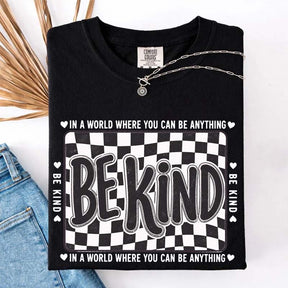 Checkered Be Kind T-Shirt