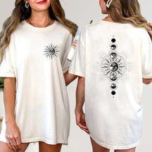 Comfort Colors Celestial Moon And Sun T-Shirt