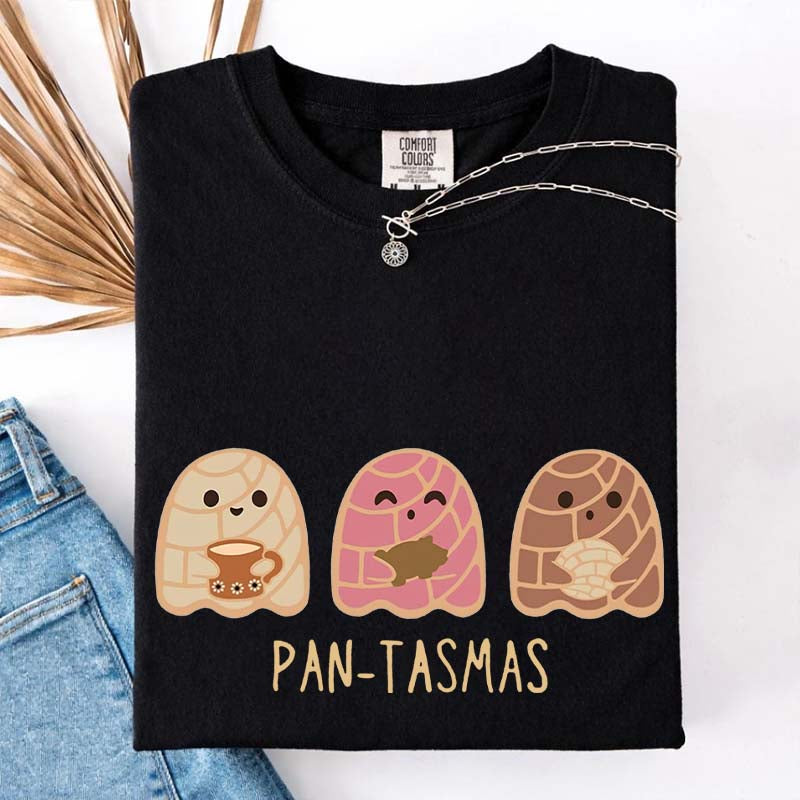 Funny Pantasmas Ghost Pan Dulce T-Shirt