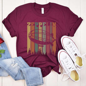 Retro Zeppelin Airship T-Shirt