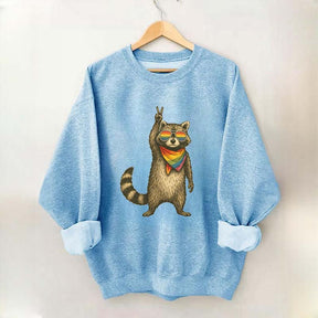 Raccoon Pride LGBT Sweatshirt