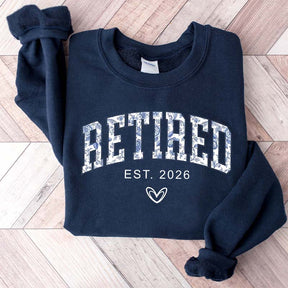 Floral Retired Est 2026 Sweatshirt
