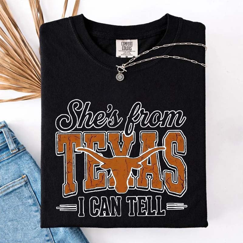 Comfort Colors She's From Texas T-Shirt