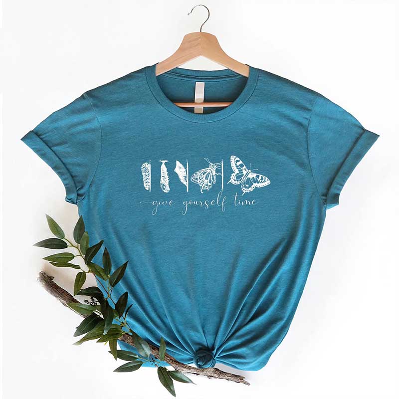 Give Youself Time Butterfly T-Shirt