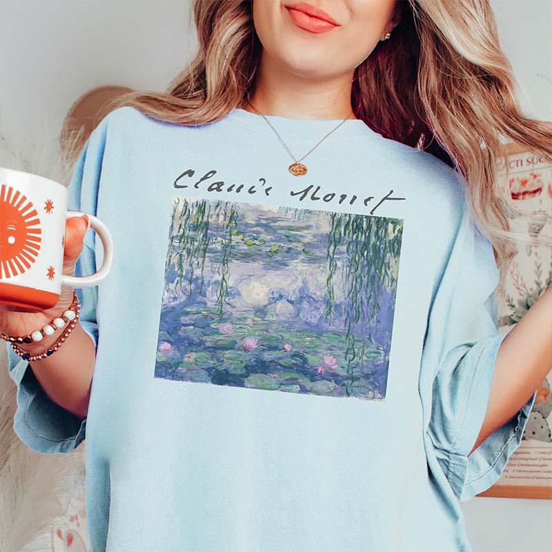 Water Lilies Painting T-Shirt