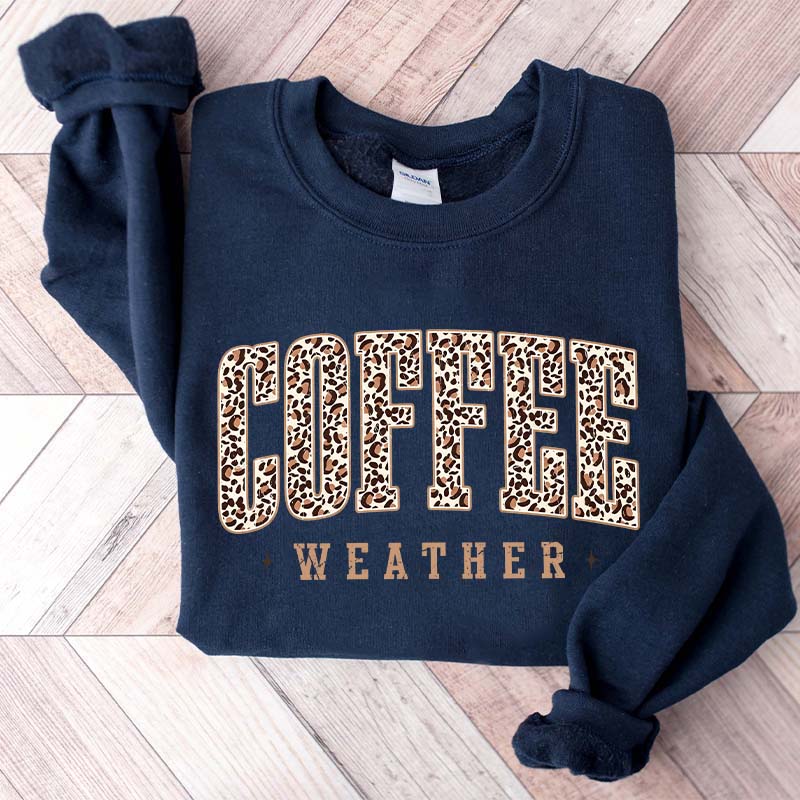 Retro Coffee Weather Lover Sweatshirt