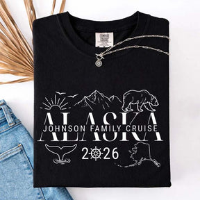 Custom Alaska Cruise Group Matching Vacation T-Shirt