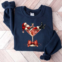 Santa's Hot Mess Martini Sweatshirt