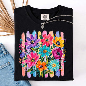 Comfort Colors Daisy Brushstroke Floral T-Shirt