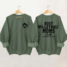 Busy Volleyball Mom Club Sweatshirt