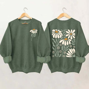 Comfort Colors Boho Daisy Sweatshirt