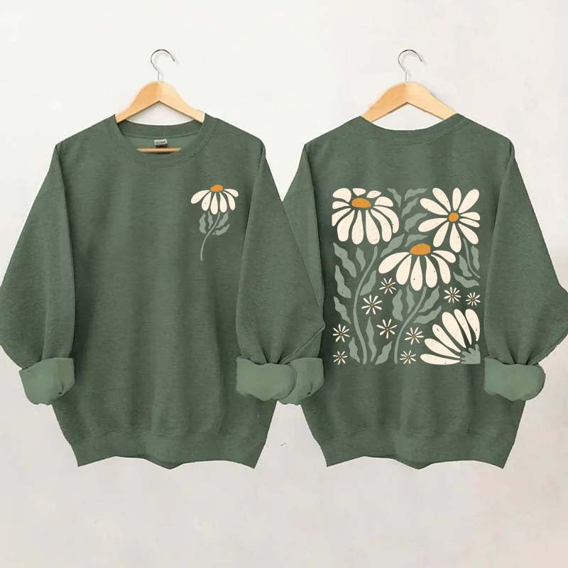 Comfort Colors Boho Daisy Sweatshirt