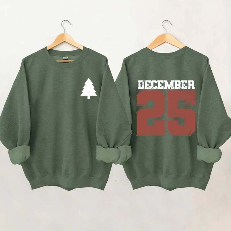 Distressed December 25 Sweatshirt