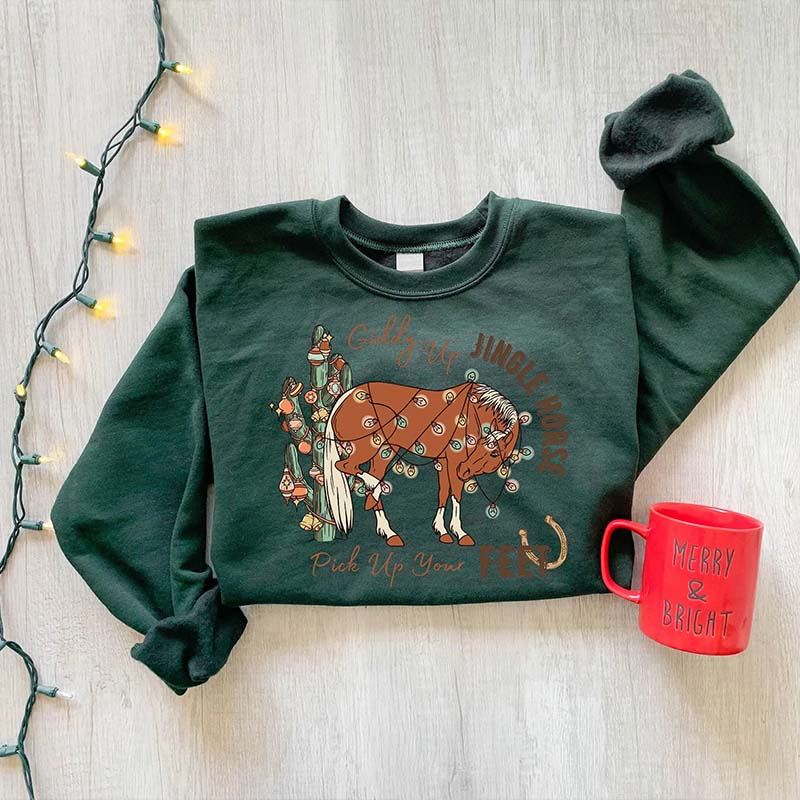 Jingle Horse Christmas Sweatshirt