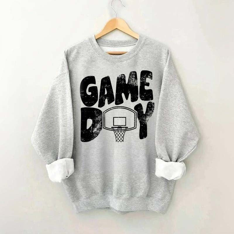 Game Day Basketball School Spirit Sweatshirt