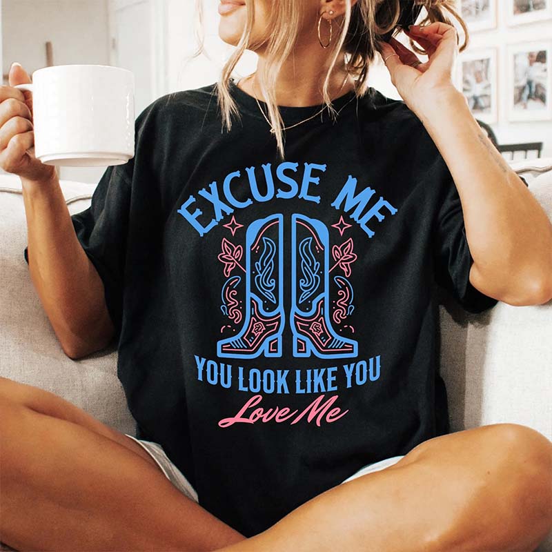 Retro Cowgirl Country Music T-Shirt