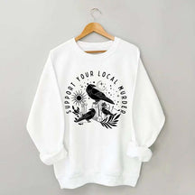 Support Your Local Murder Lunar Phase Sweatshirt