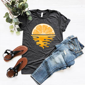 Orange Fruit Farmers Gardening T-Shirt